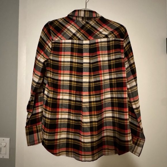 CASA CABANA WOMEN'S WENDY PLAID BUTTON DOWN SHIRT medium - Picture 3 of 5